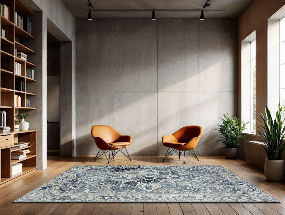 Louis De Poortere rug Antiquarian Tabriz 9646 Atlantide Ambiance