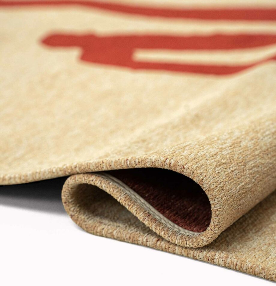 Louis De Poortere rug Craft Ribbon 9847 Imperial Red fold