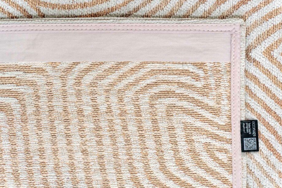Louis De Poortere rug Meditation Coral 9800 Indian Sand back