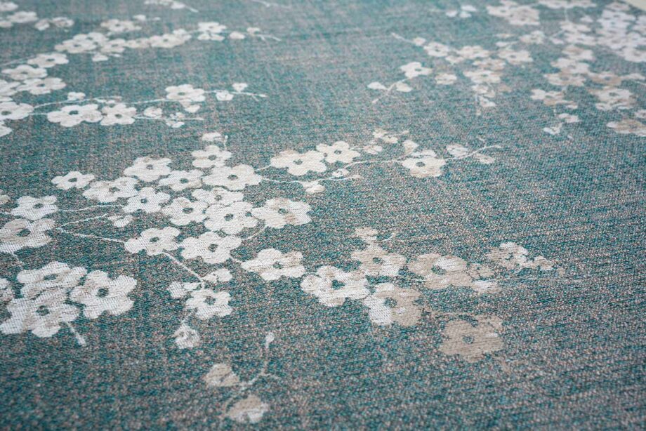 Louis De Poortere rug Sakura 9850 Sakura Lake Blue zoom 2