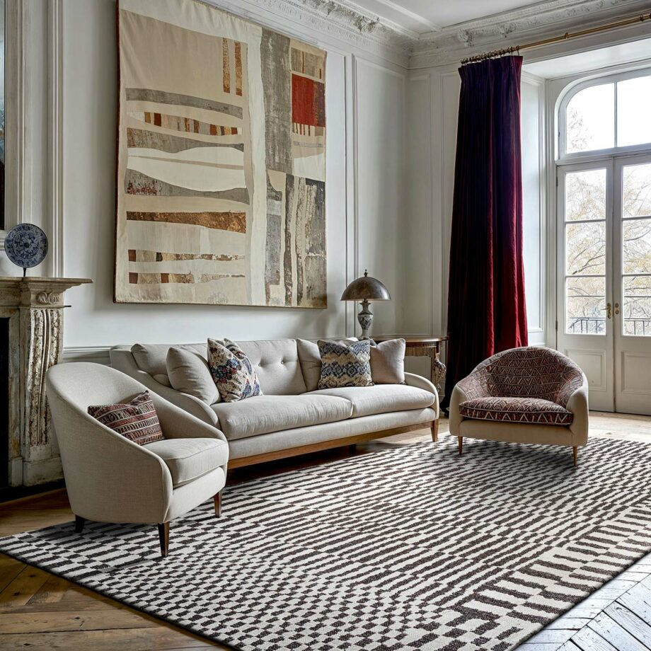 Louis De Poortere rug Structures Berber 9651 Berber Caidal 6
