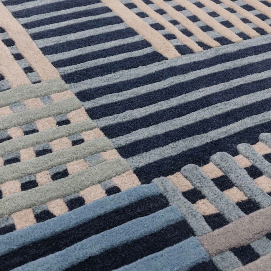 Asiatic Aspect blue multi rug 4