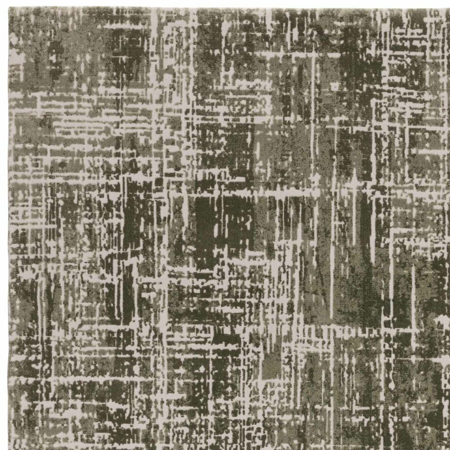 Asiatic Kuza abstract green rug 2