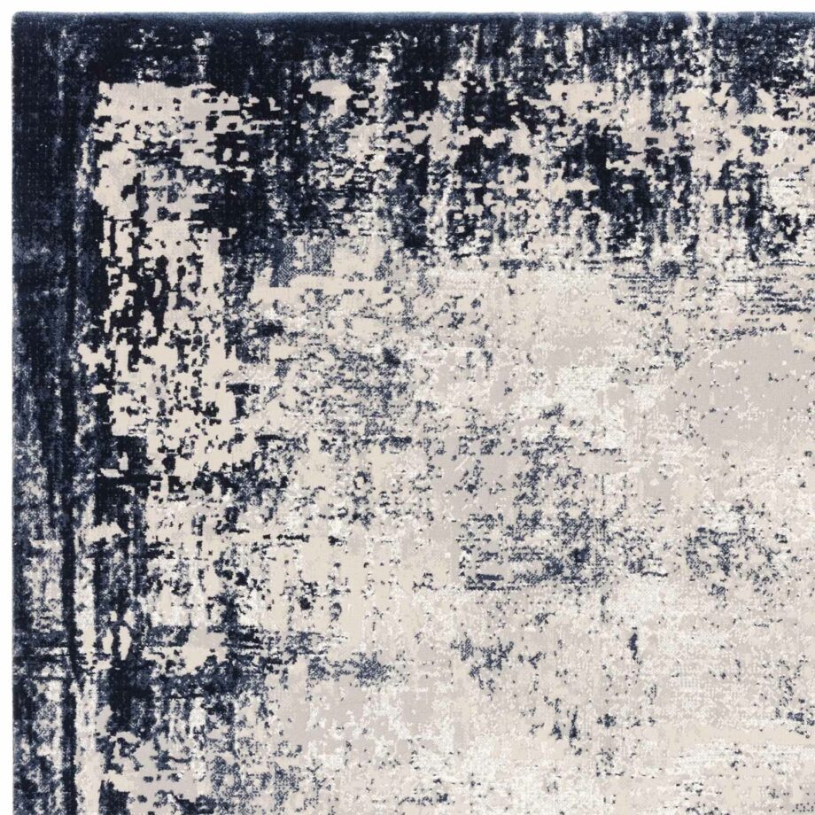 Asiatic Kuza border navy rug 2