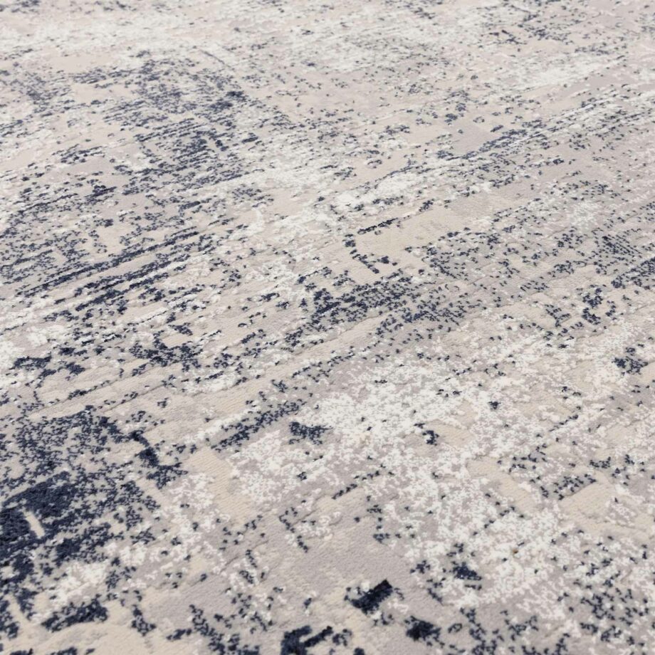 Asiatic Kuza border navy rug 4