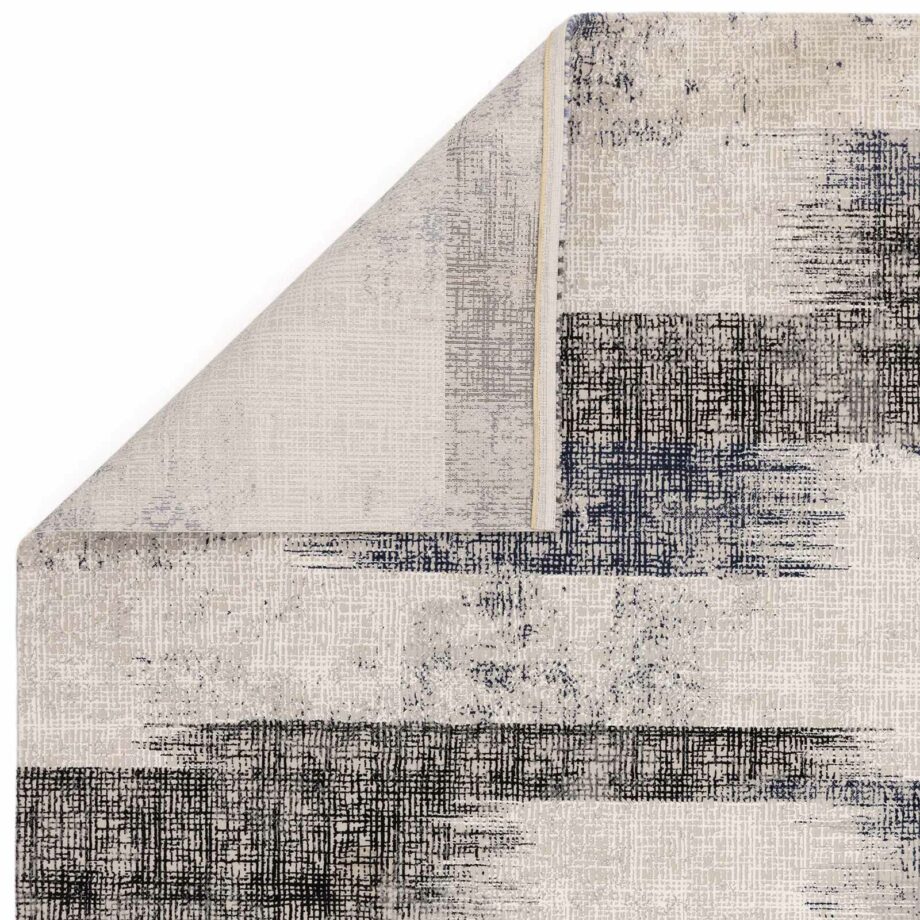 Asiatic Kuza lines blue rug 3