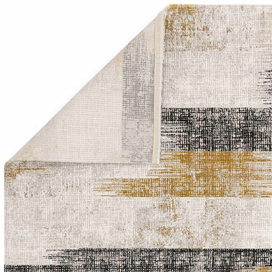 Asiatic Kuza lines gold rug 3