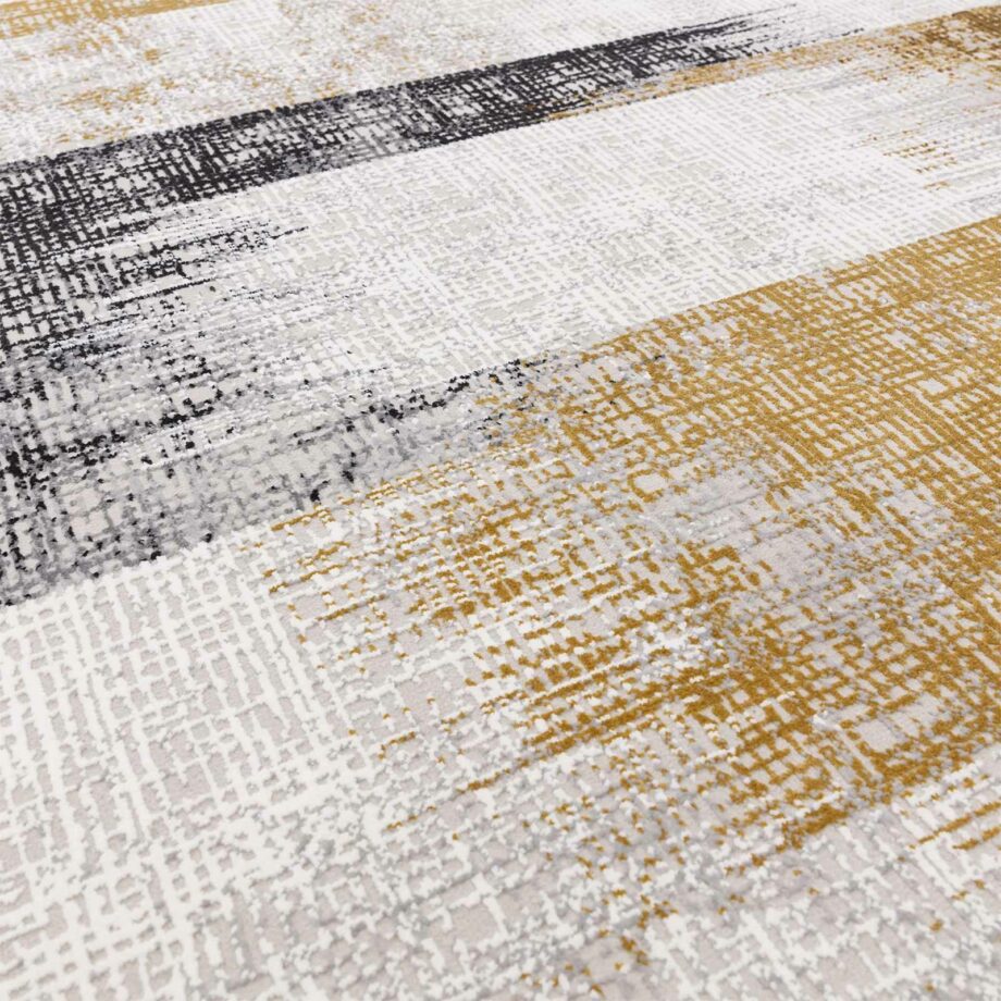 Asiatic Kuza lines gold rug 4