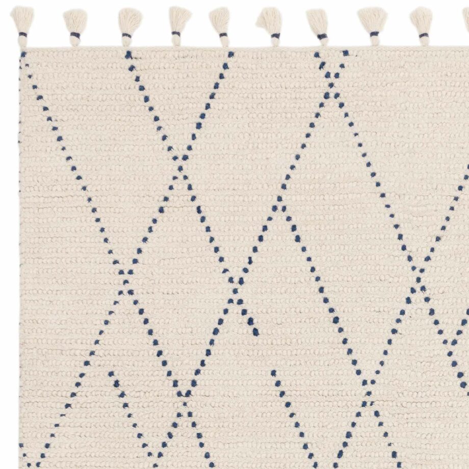 Asiatic Nepal cream blue linear rug 2