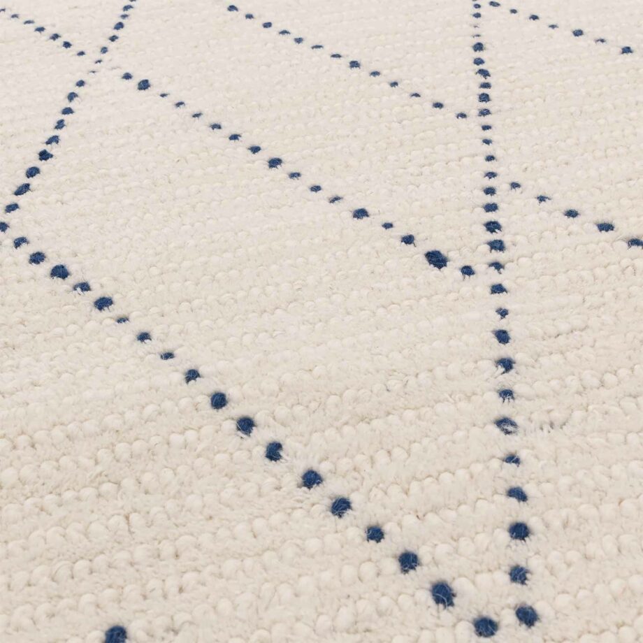 Asiatic Nepal cream blue linear rug 4