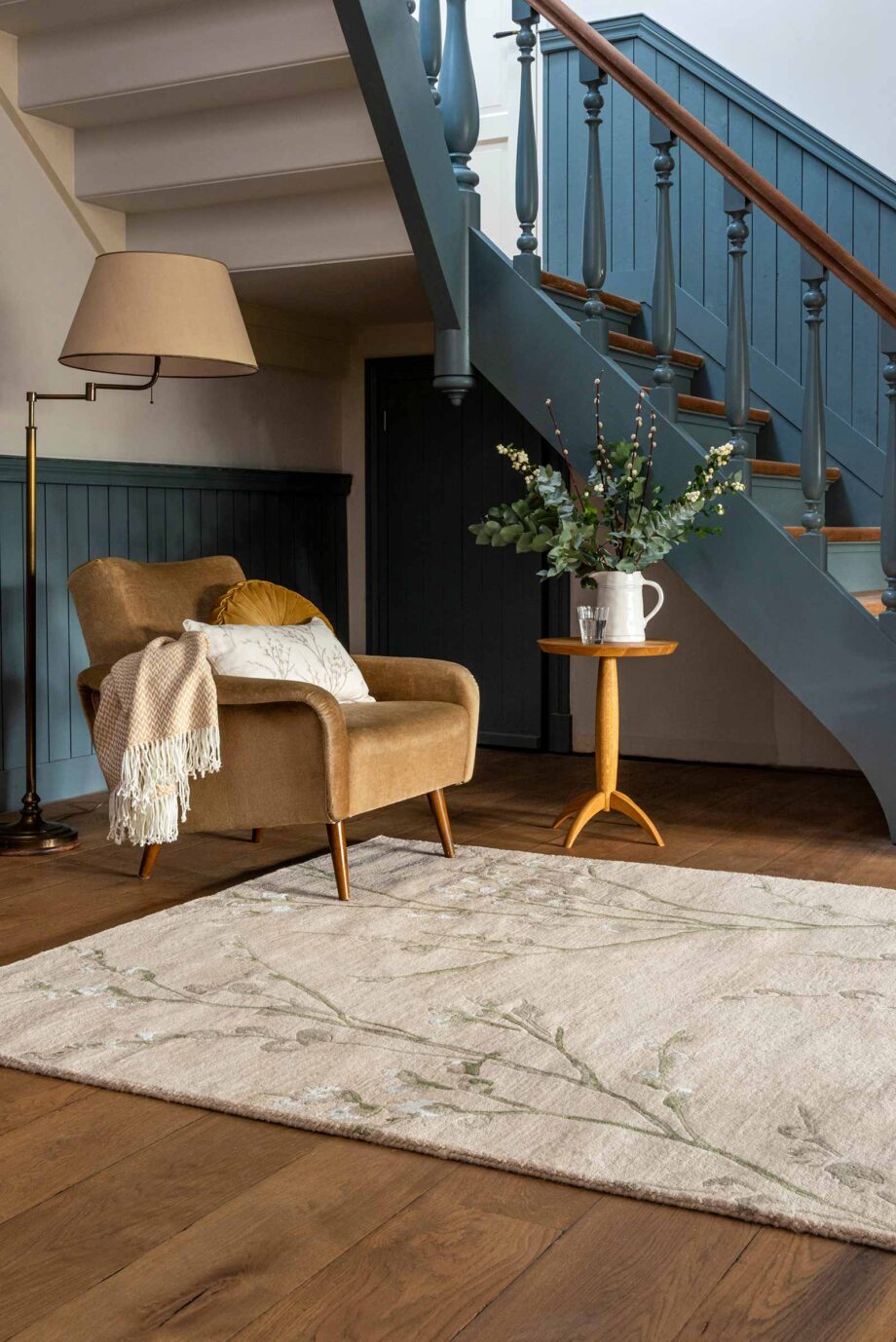 Laura Ashley Pussy Willow Hedgerow Green 079807 interior A