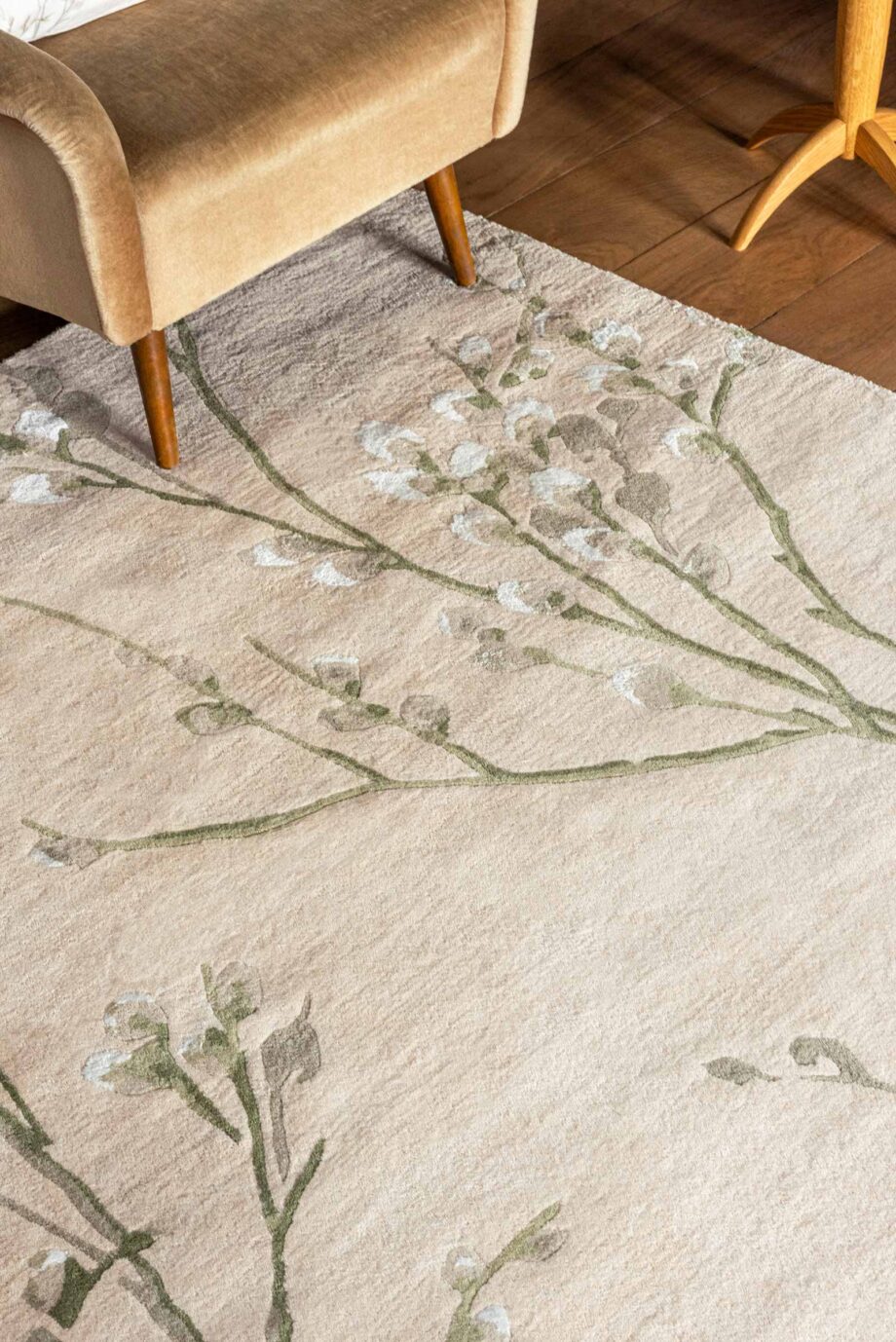 Laura Ashley Pussy Willow Hedgerow Green 079807 interior B