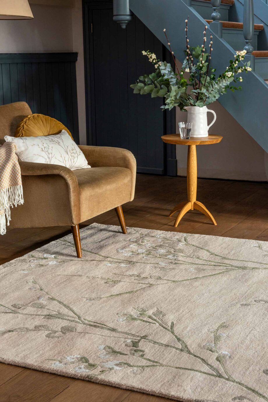 Laura Ashley Pussy Willow Hedgerow Green 079807 interior C