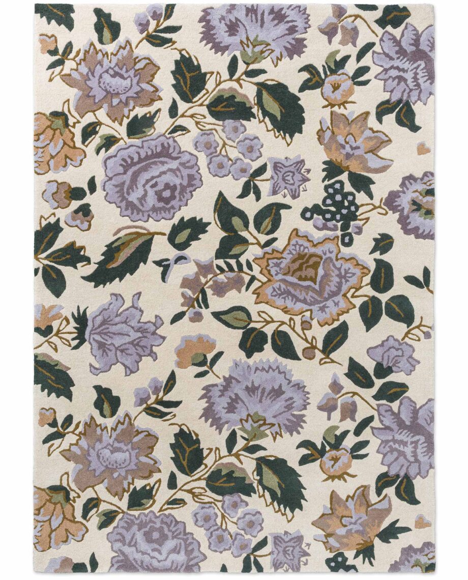 Laura Ashley Wendling Floral Heather Purple 083104 A