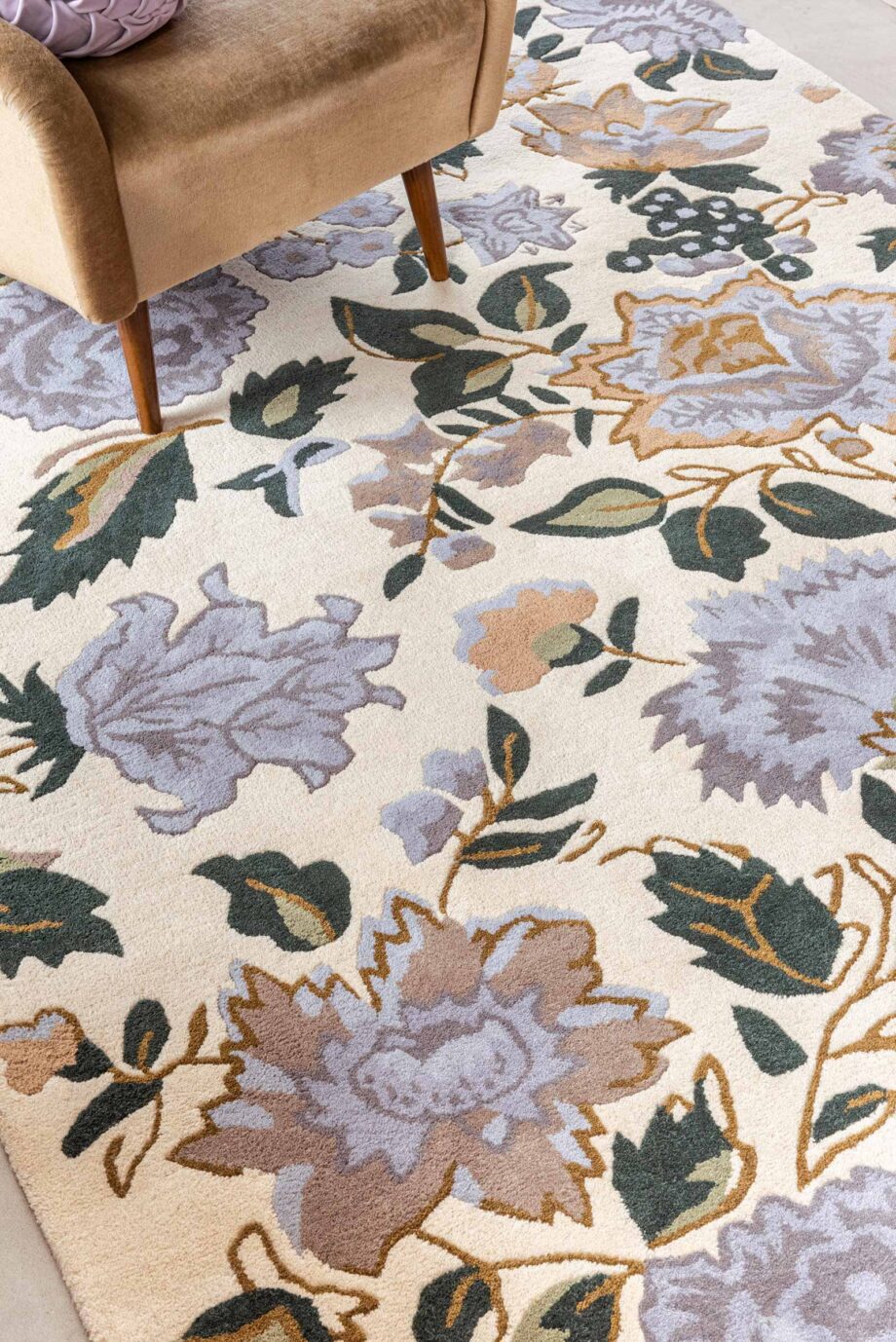 Laura Ashley Wendling Floral Heather Purple 083104 interior B
