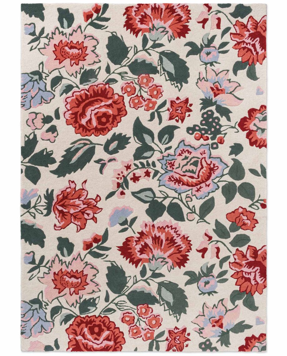 Laura Ashley Wendling Floral Poppy Red 083100 A