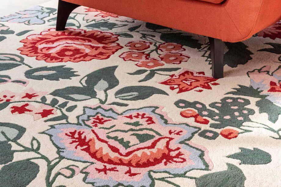 Laura Ashley Wendling Floral Poppy Red 083100 interior C