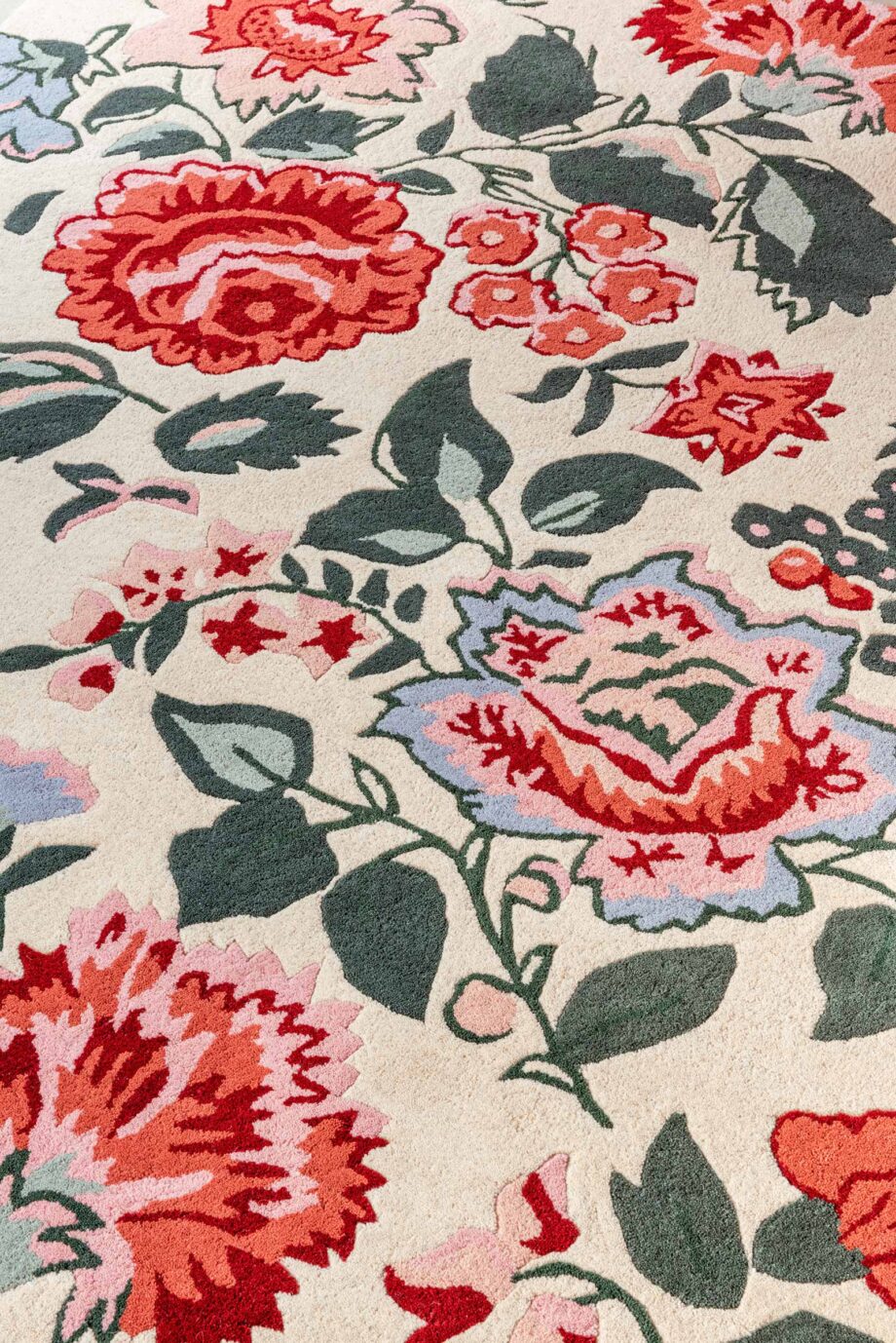 Laura Ashley Wendling Floral Poppy Red 083100 interior D