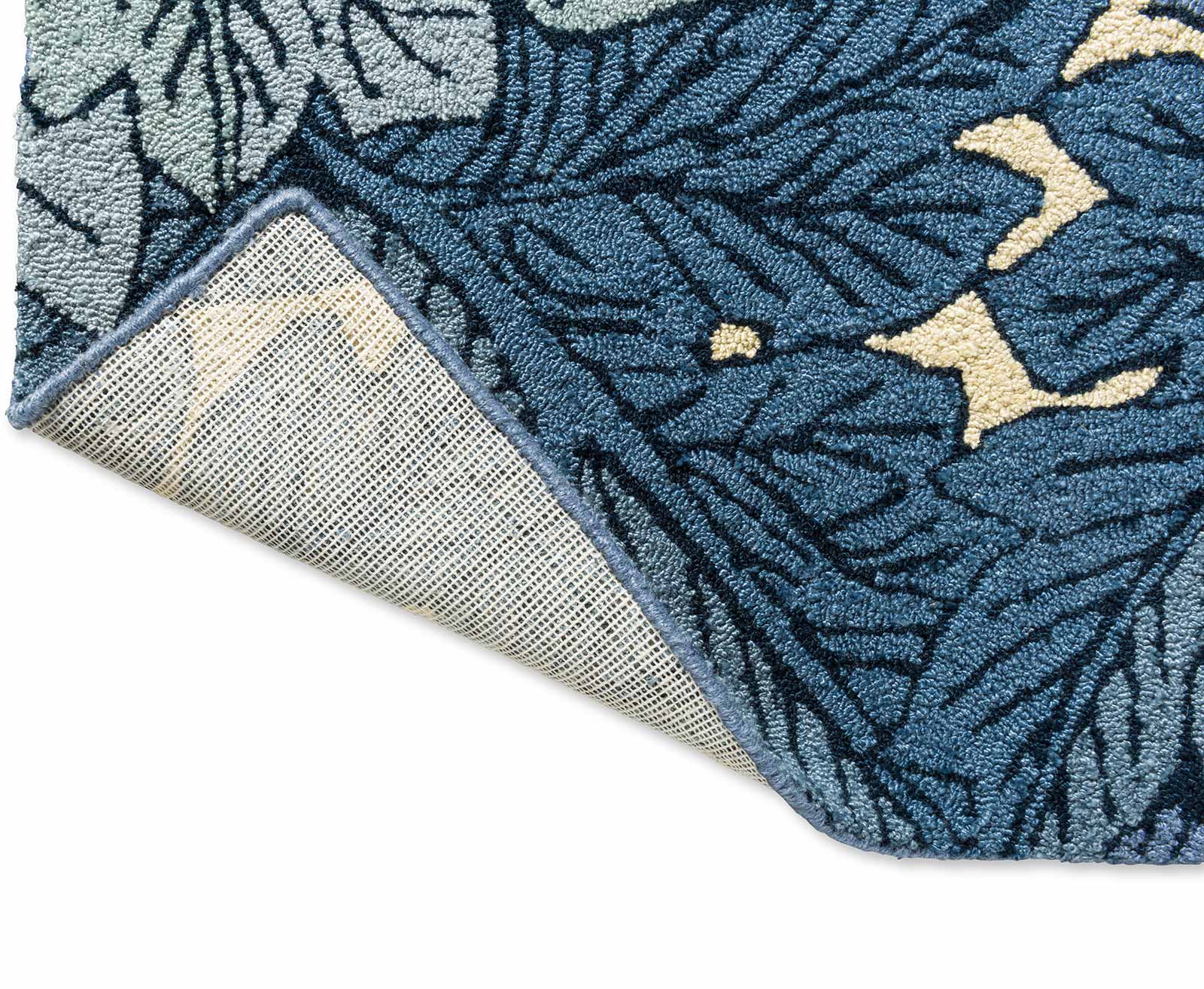 Morris Co Acanthus Indigo 427318 F outdoor