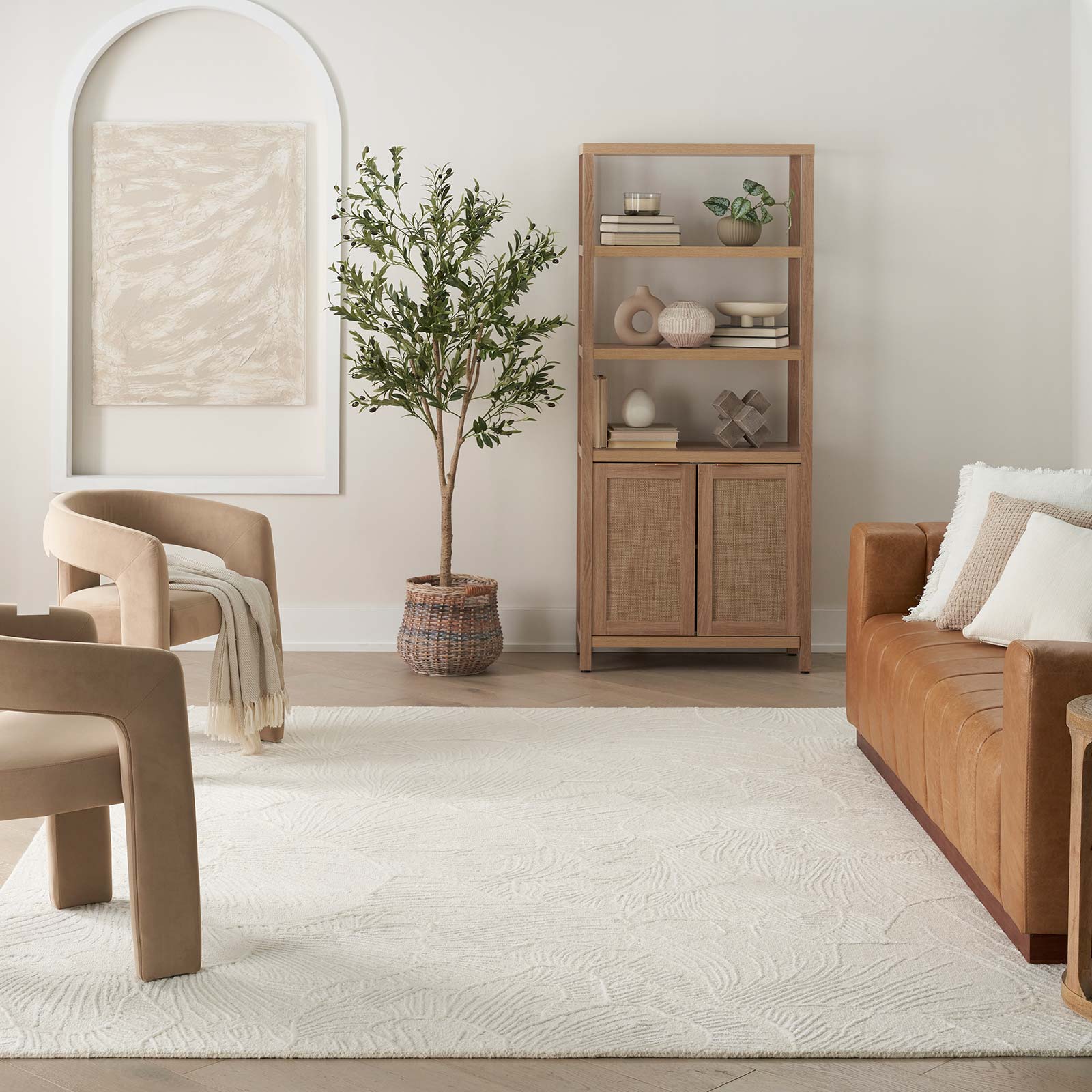 Nourison rug Avra AVR01 IVORY 9x12 099446970527 interior 3