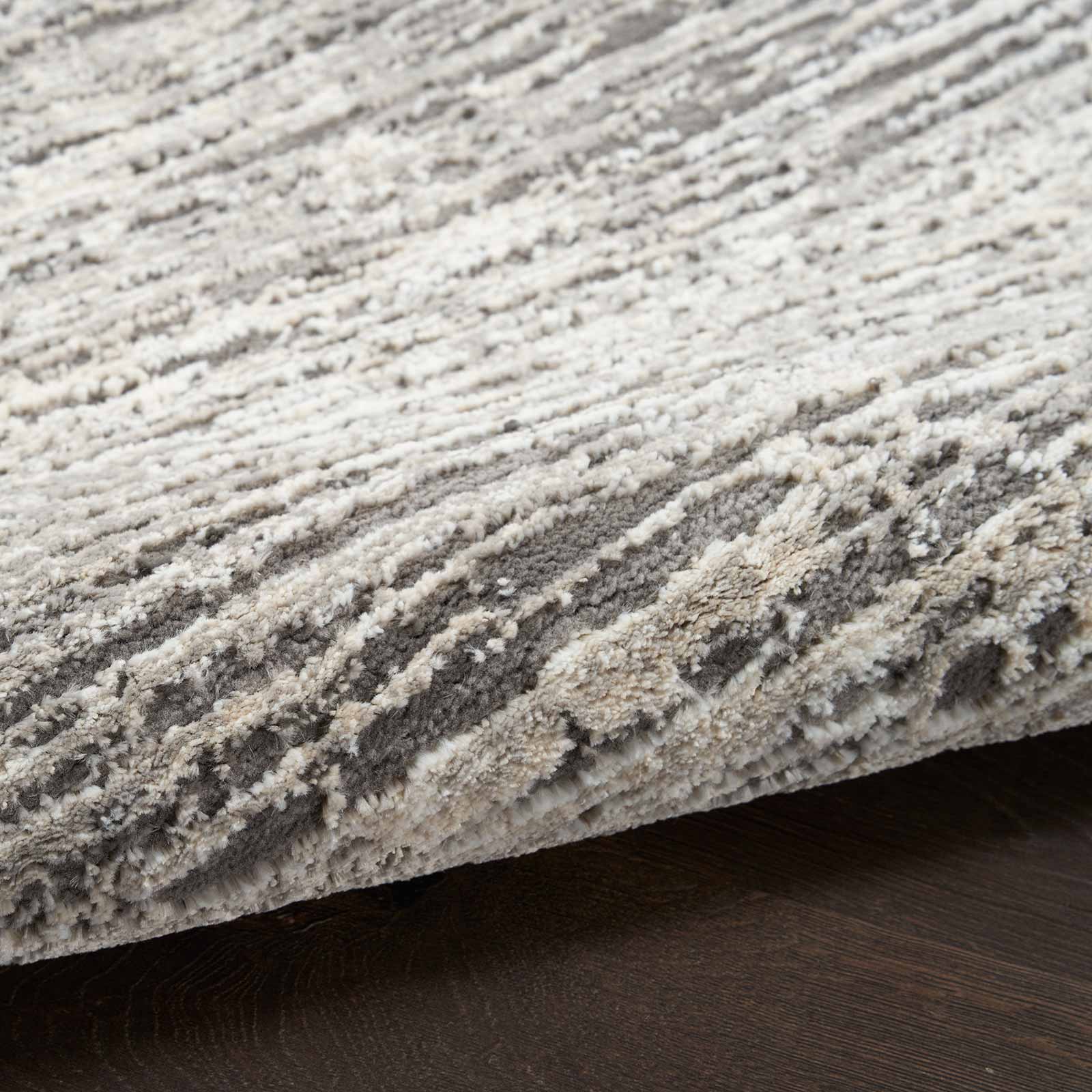 Nourison rug Sustainable Trends SUT01 IVGRY IVORY GREY 5x7 099446954138 texture 1