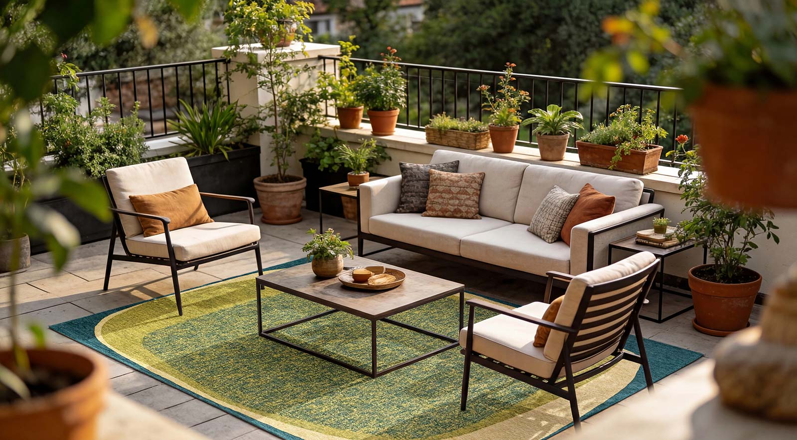 Louis De Poortere rug Craft 2062 Marble Larch outdoor