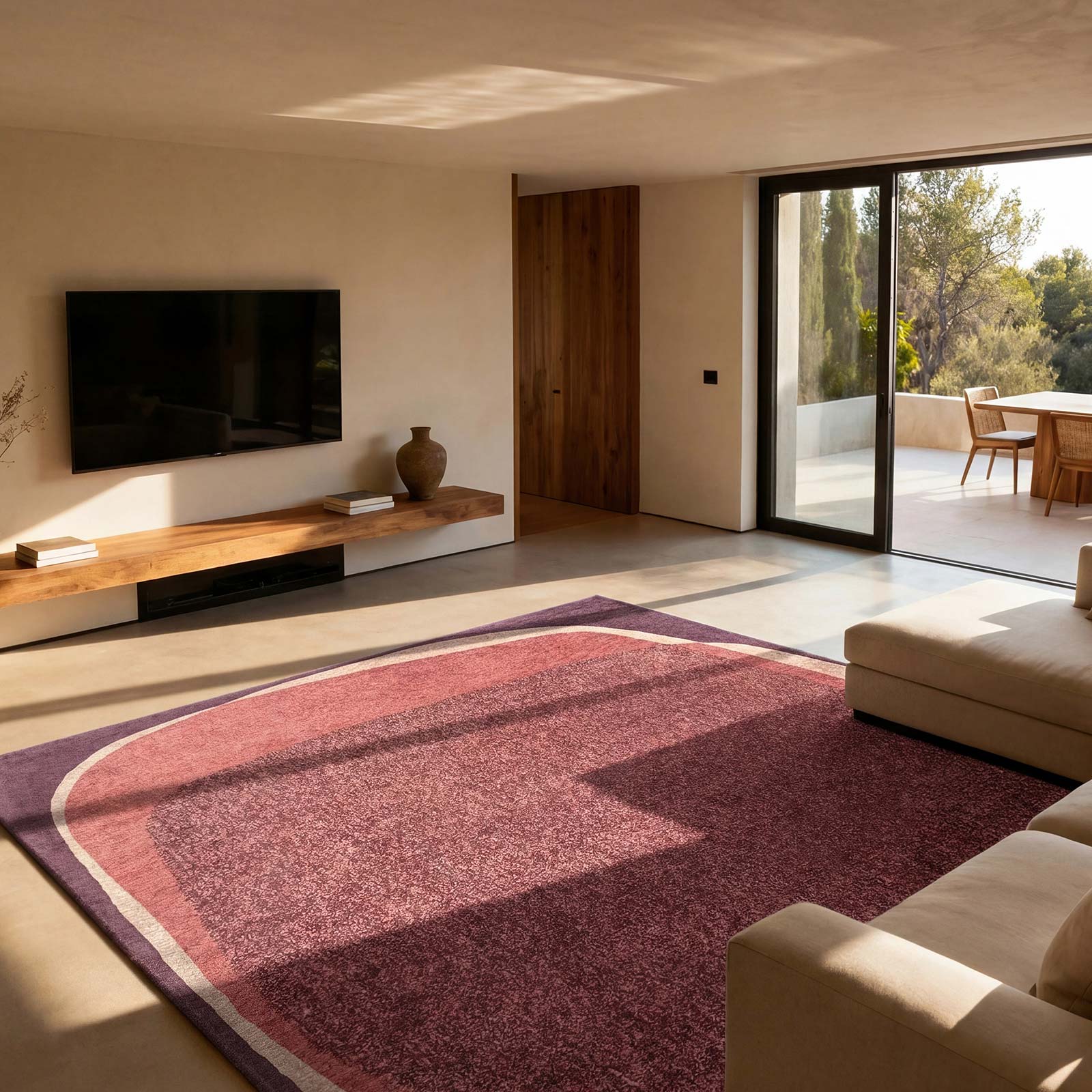 Louis De Poortere rug Craft 2064 Marble Rosewood interior