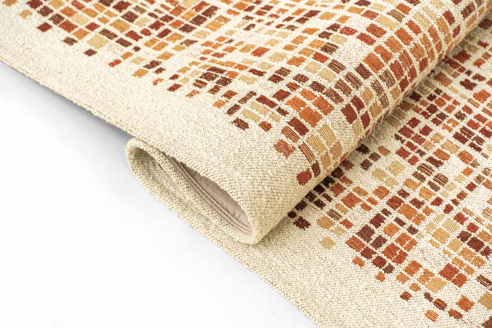 Louis De Poortere rug Gallery 2098 Cubik Pumpkin fold
