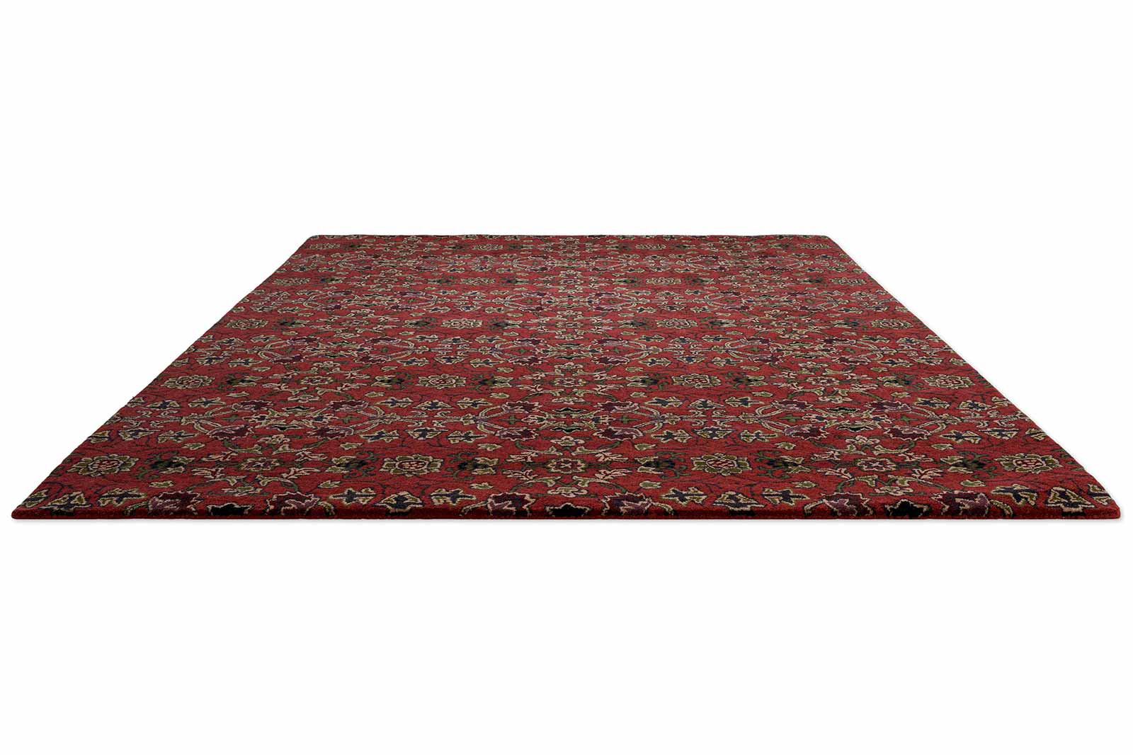 Morris Co X The Huntington Persian Scroll Plum 130603 D